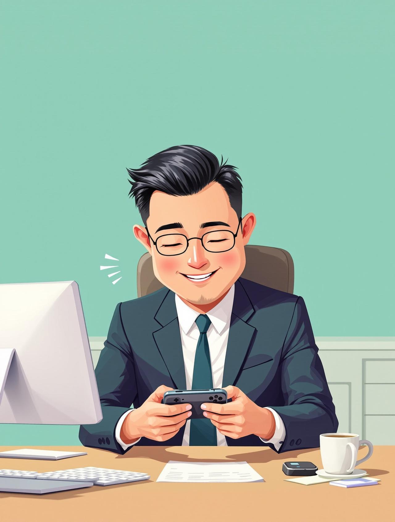 红果原创漫剧 - 总裁的摸鱼日常